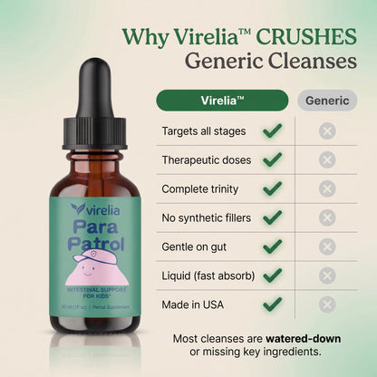 Virelia™ – Black Walnut Wormwood Clove Parasite Cleanse