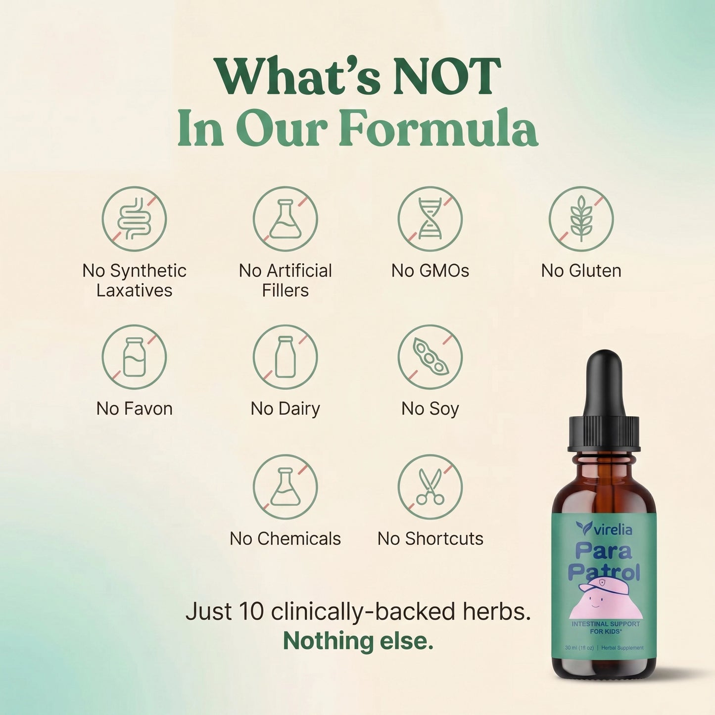 Virelia™ – Black Walnut Wormwood Clove Parasite Cleanse