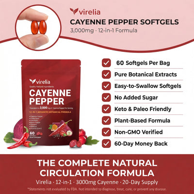 Virelia™ - Cayenne Pepper Softgels