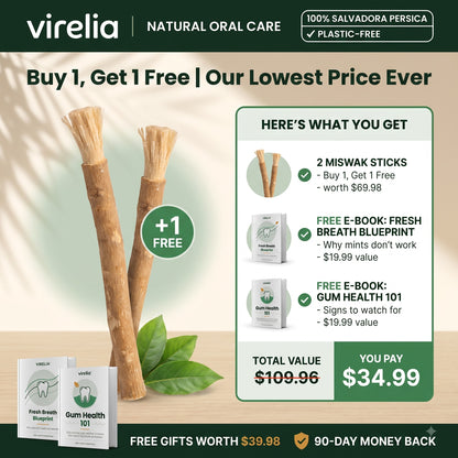 Virelia™ Miswak Sticks for Teeth