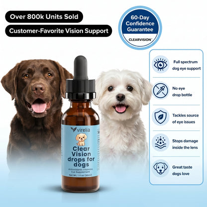 Virelia™ - Clear Vision Drops for Dogs