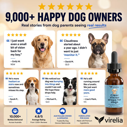 Virelia™ - Clear Vision Drops for Dogs