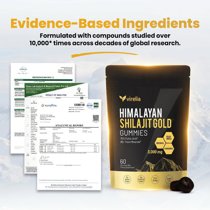 Virelia™ Himalayan Natural Shilajit Gummies