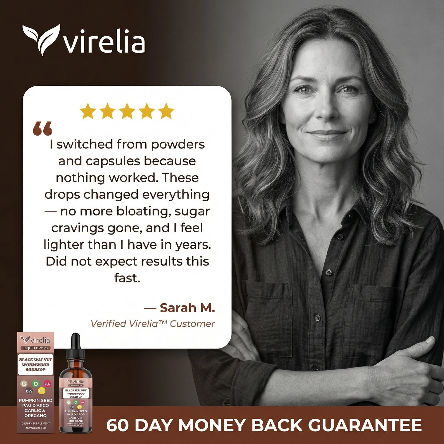 Virelia™ — Black Walnut Wormwood