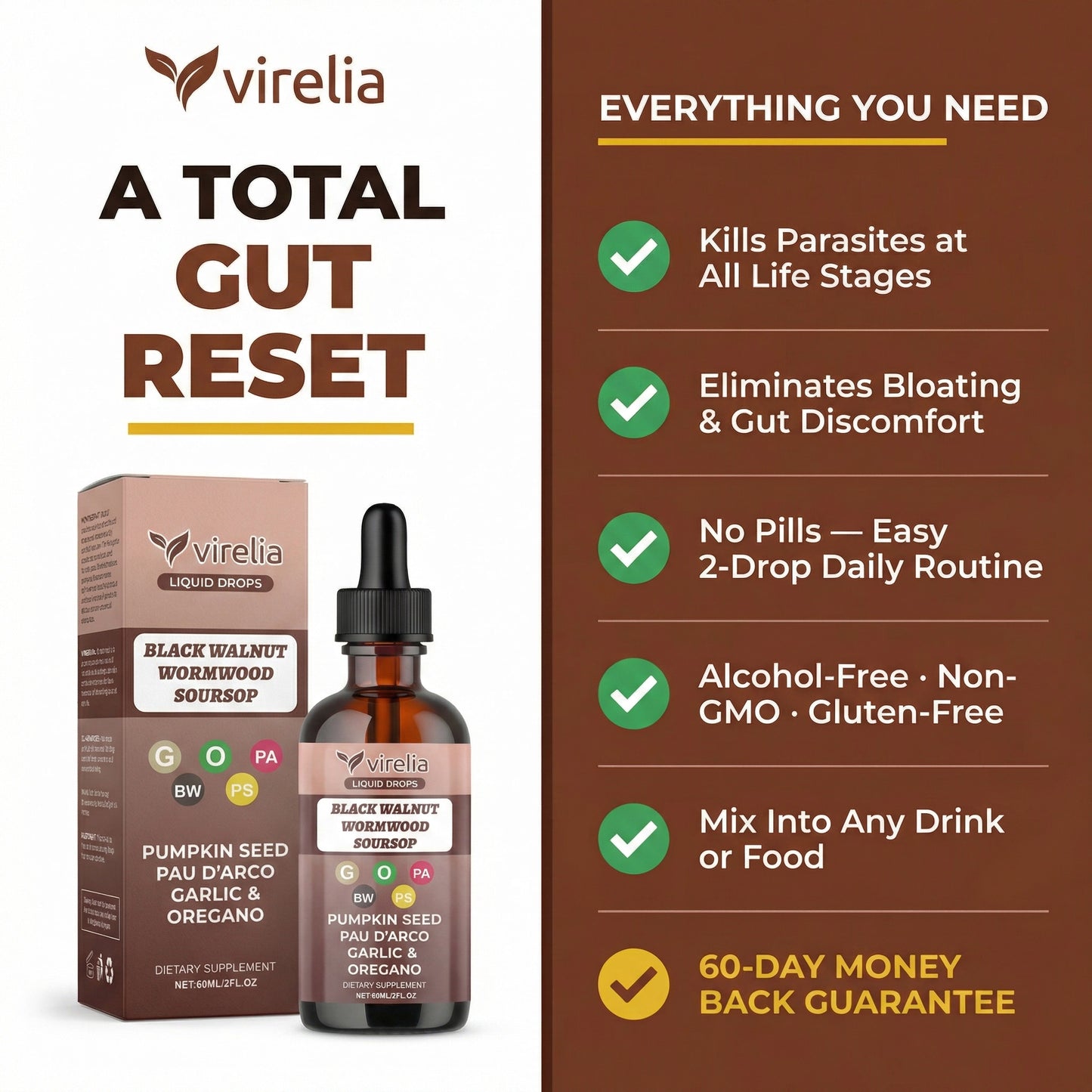 Virelia™ — Black Walnut Wormwood