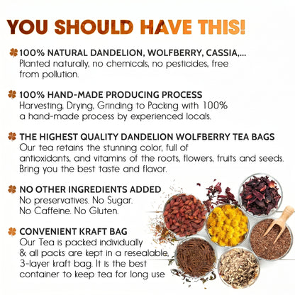 Virelia™ – Dandelion Goji Berry Tea