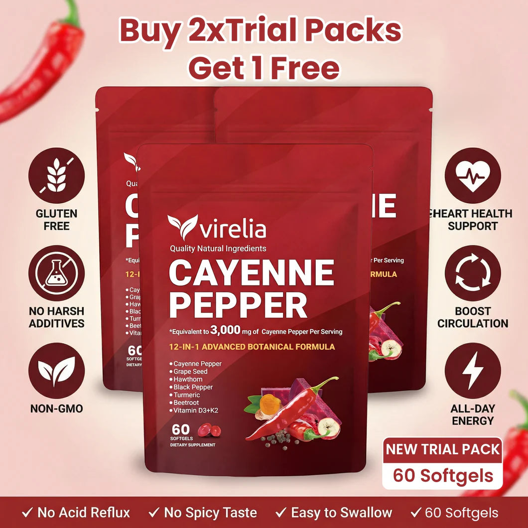 Virelia™ - Cayenne Pepper Softgels